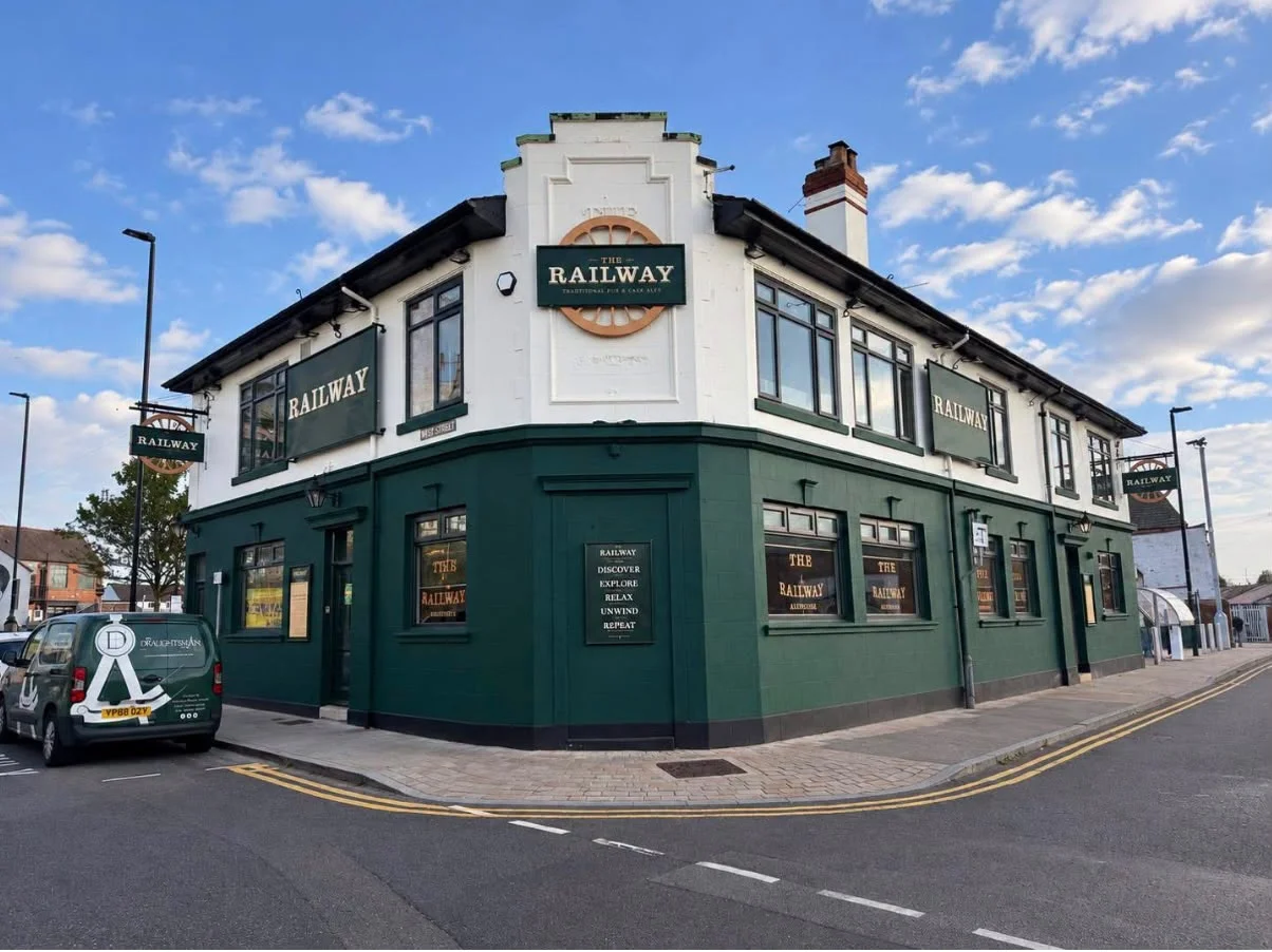 The Railway pub, a recent commercial window cleaning job